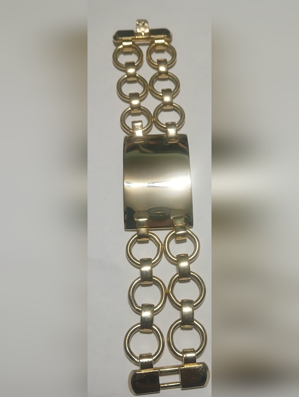 Vintage Gold Chain-Link Bracelet